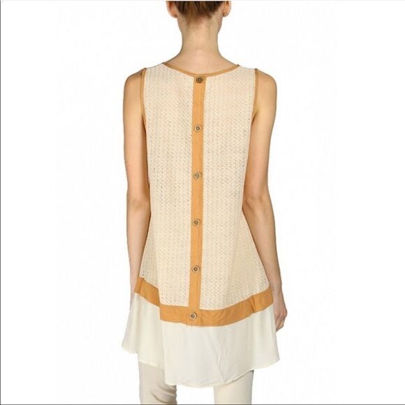 NWT A’Reve High Low Sleeveless Tunic Size M - Picture 3 of 4